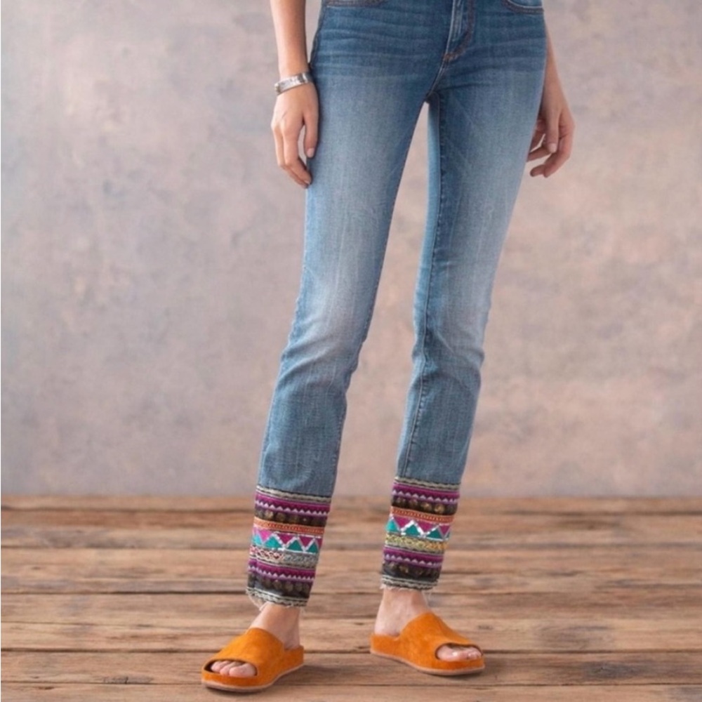 DRIFTWOOD from Sundance Jeans with Boho Embroidery - Picture 2 of 2